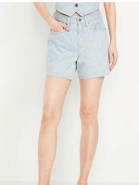 Old Navy curvy fit shorts, 5 inch inseam size 14. 100% cotton